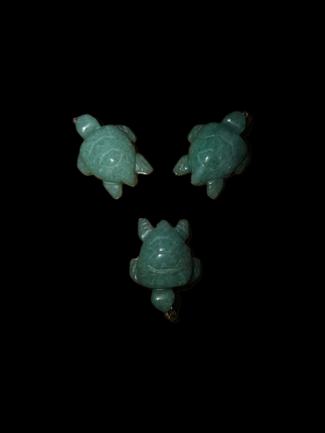 Pendant Turtle Green Aventurine