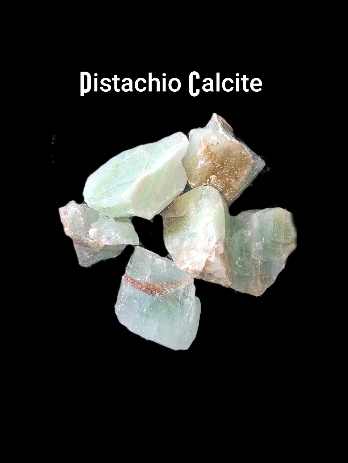 Raw Calcite Pistachio