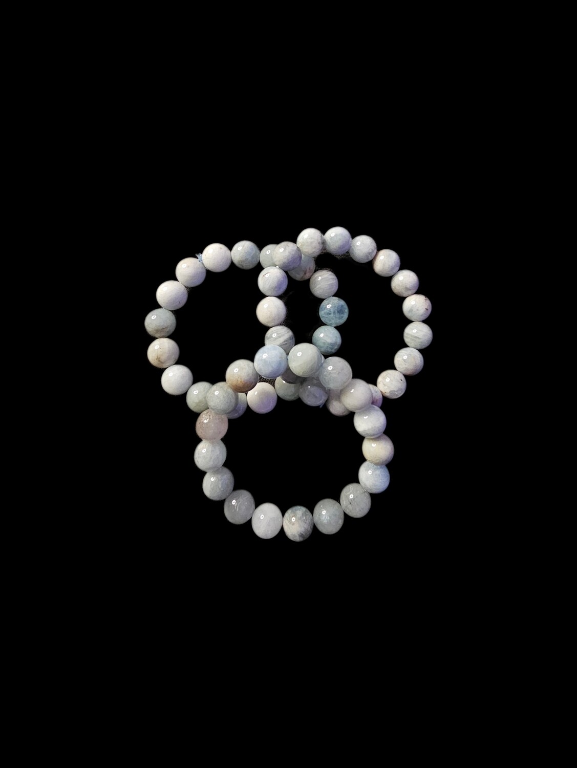 Bracelet Aquamarine Medium Beads