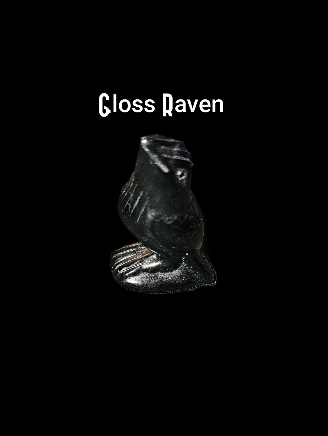 Black Obsidian Gloss Raven