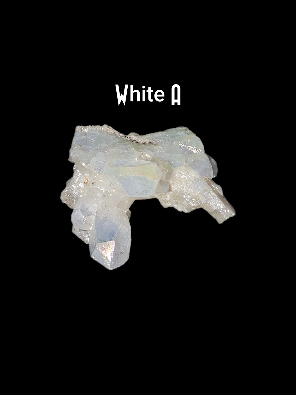 Aura Quartz Clusters (White)