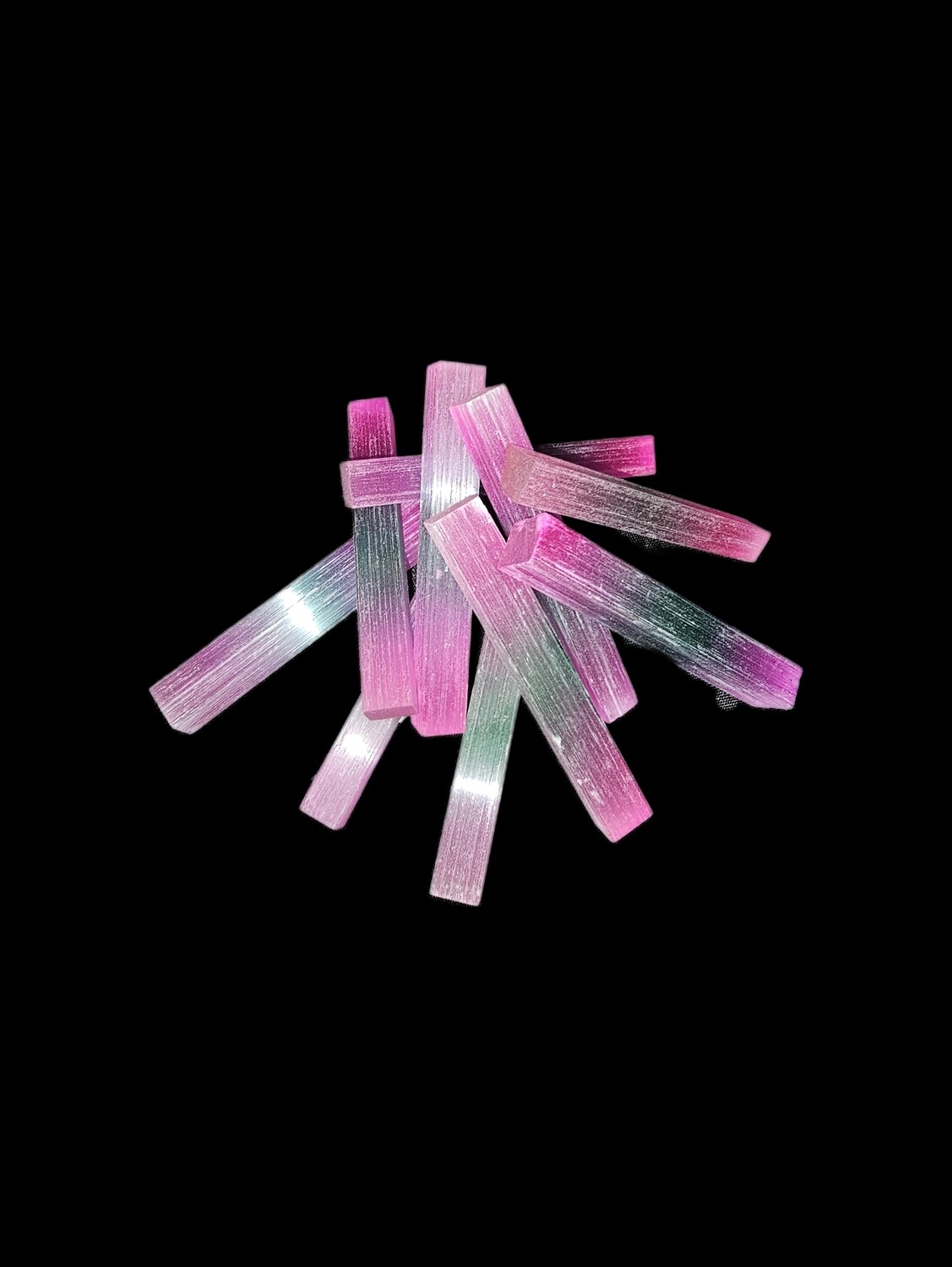 Satin Spar Aura Small Rods