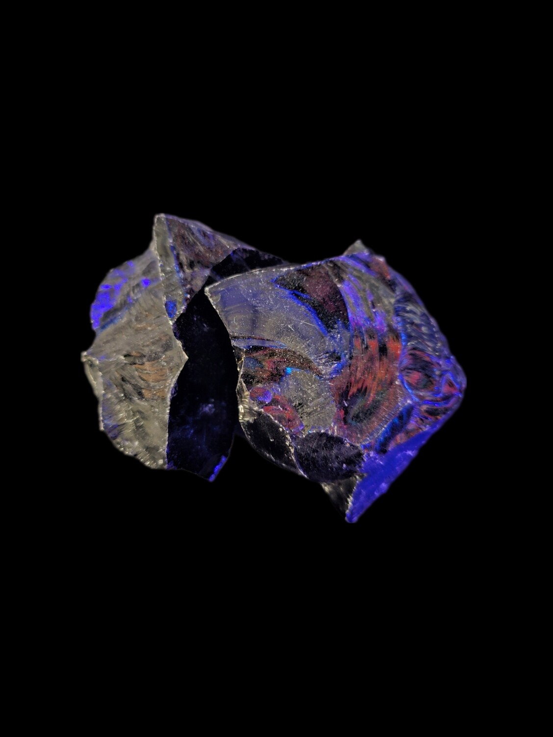 Raw Black Obsidian