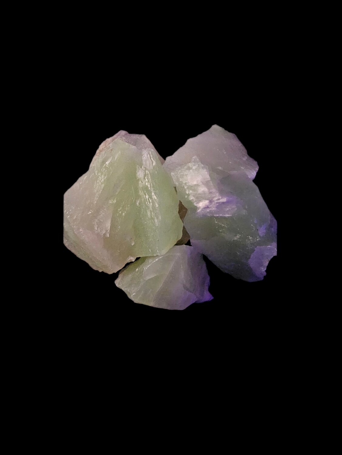 Raw Light Green Calcite