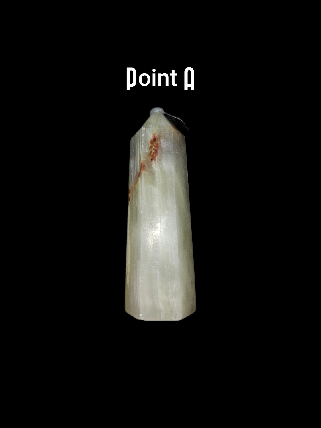 Pistachio Calcite Points