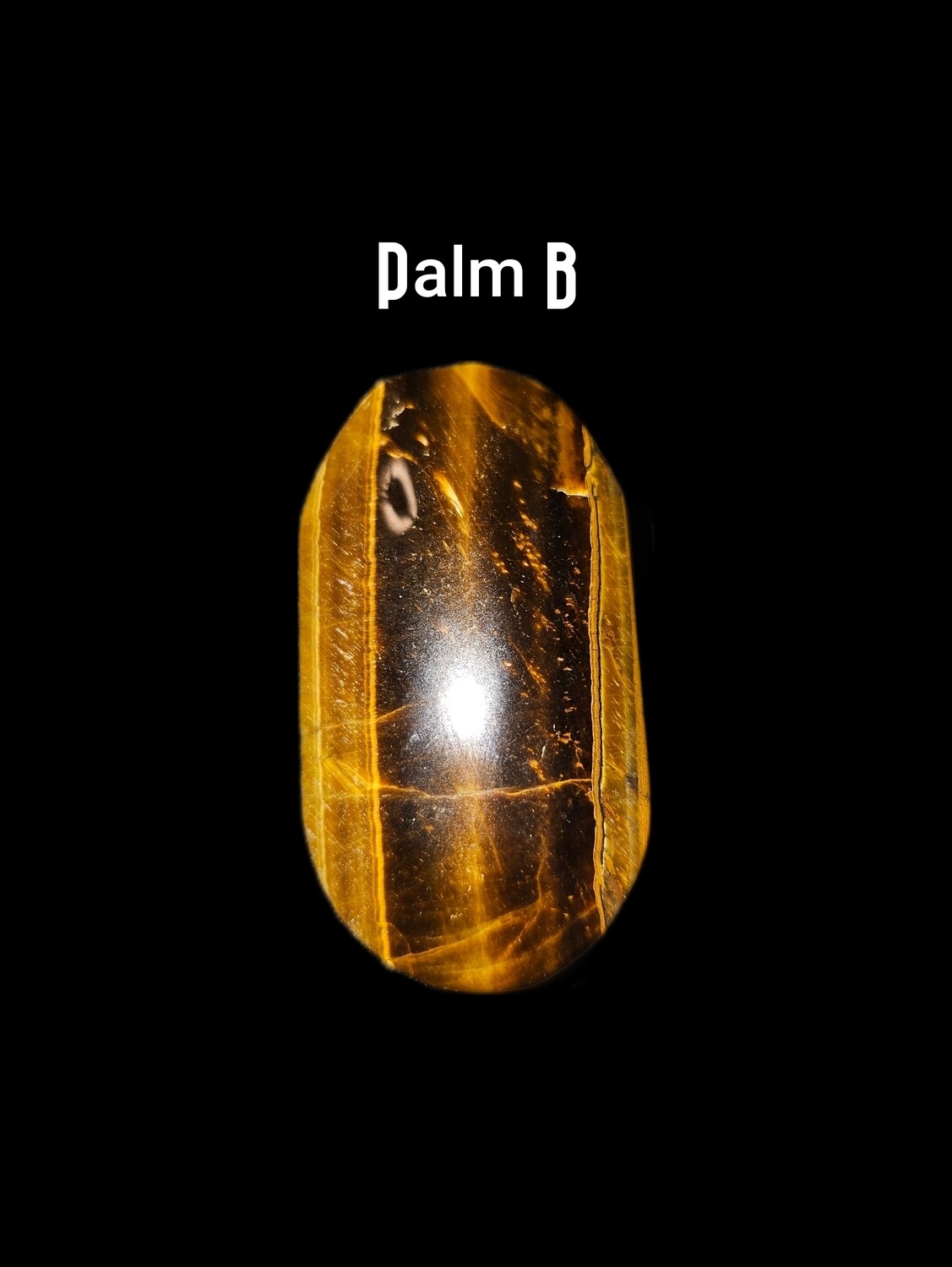 Yellow Tigers Eye Palmstones