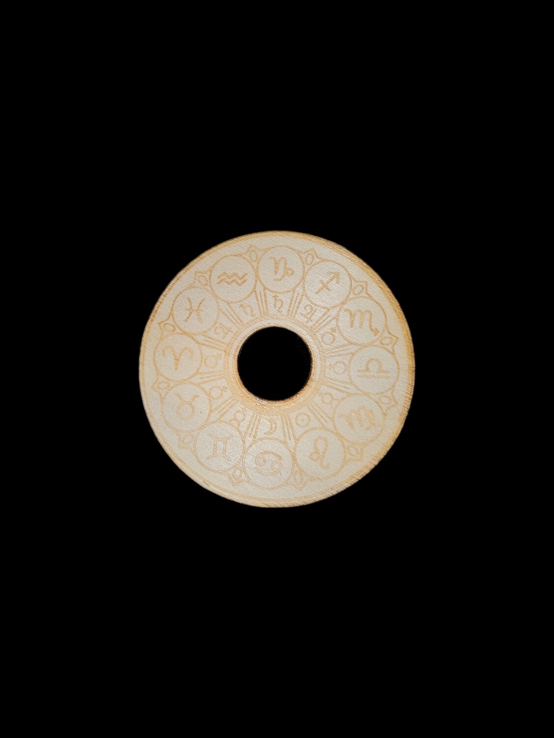 Wooden Sphere Stand Zodiac