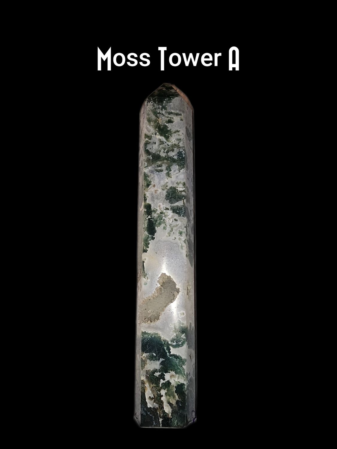 Moss Agate Pillar 