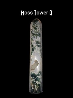 Moss Agate Pillar 