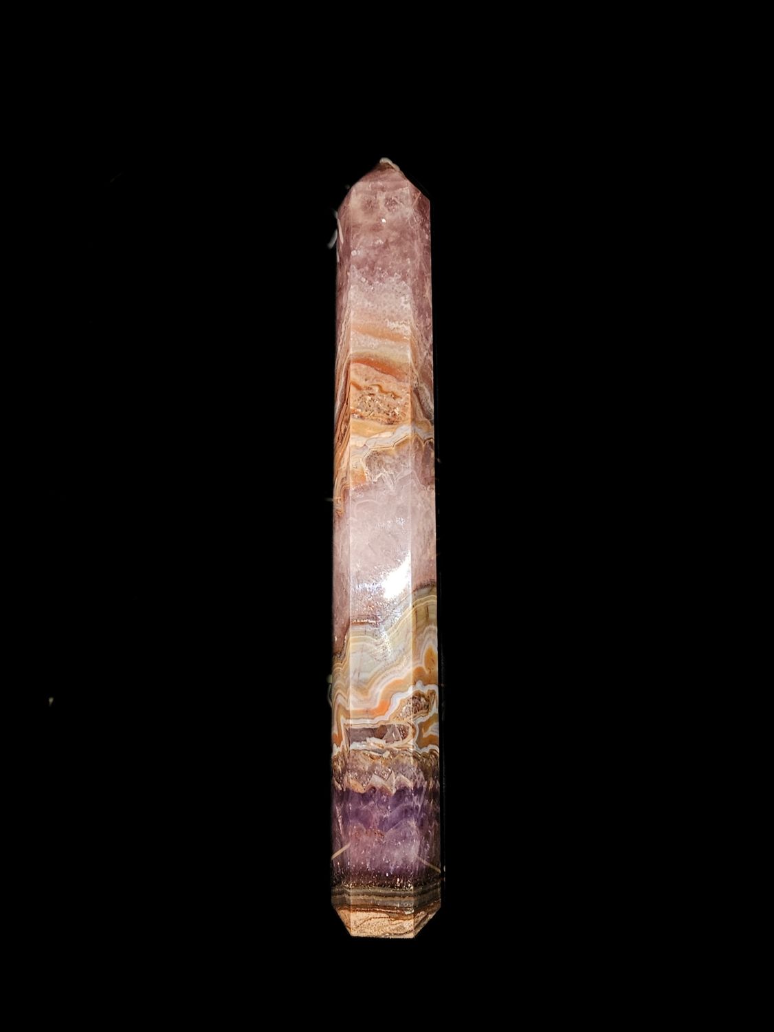 Amethyst Agate Pillar