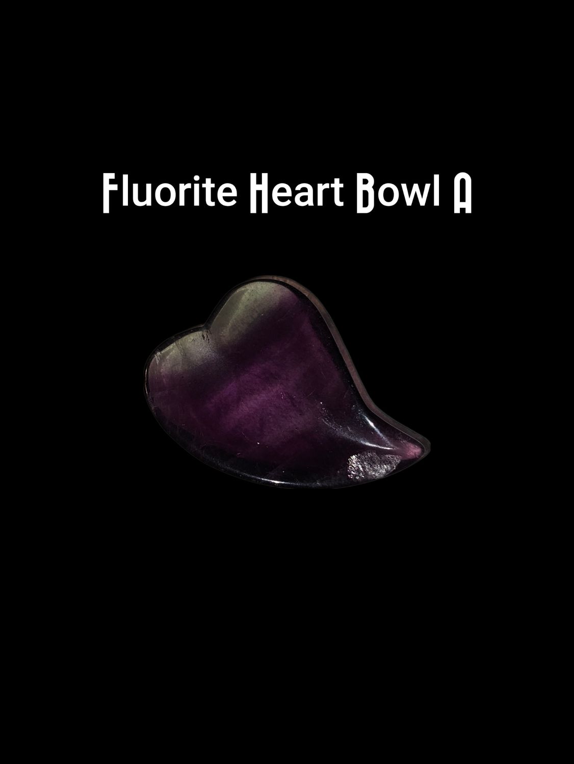 Fluorite Heart Bowl
