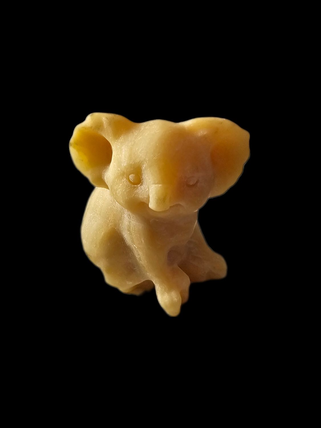 Medium Yellow Calcite Koala
