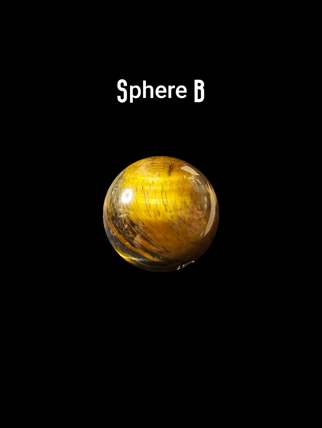Sphere Tigers Eye Medium