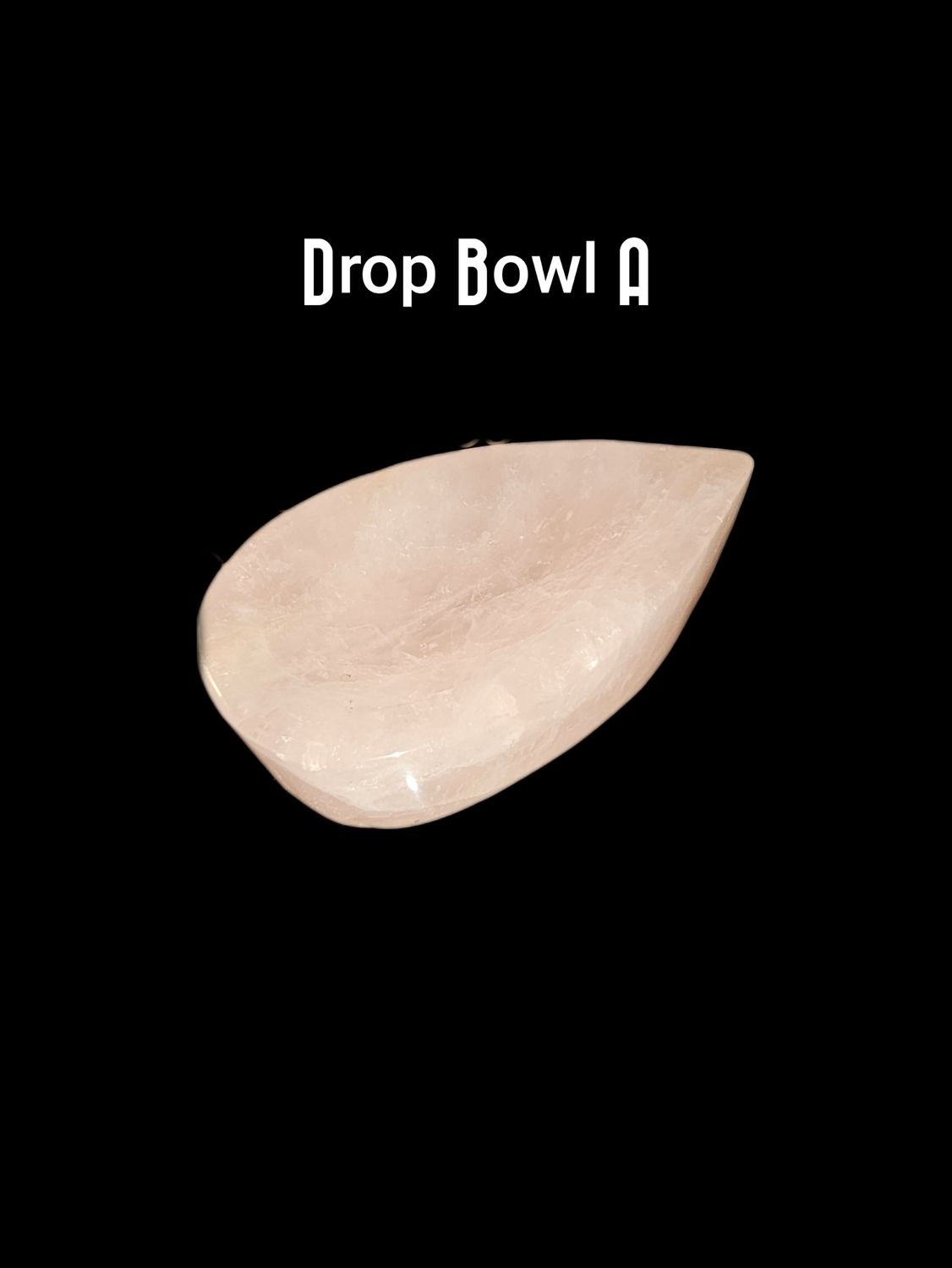 Rose Quartz Drop Bowls