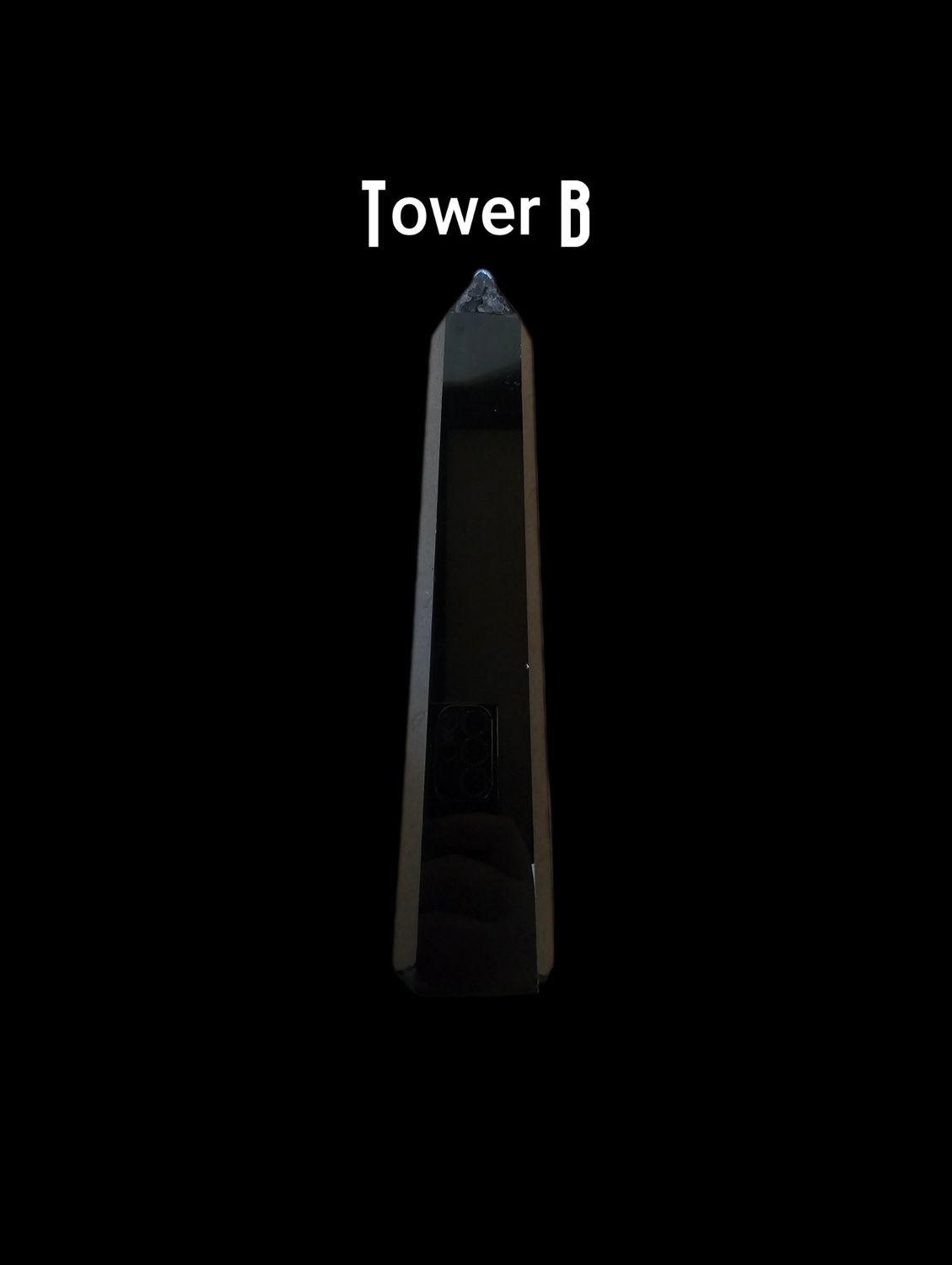 Black Obsidian Pillar