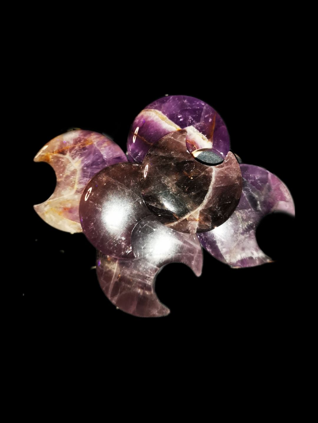 Carving Amethyst Moon