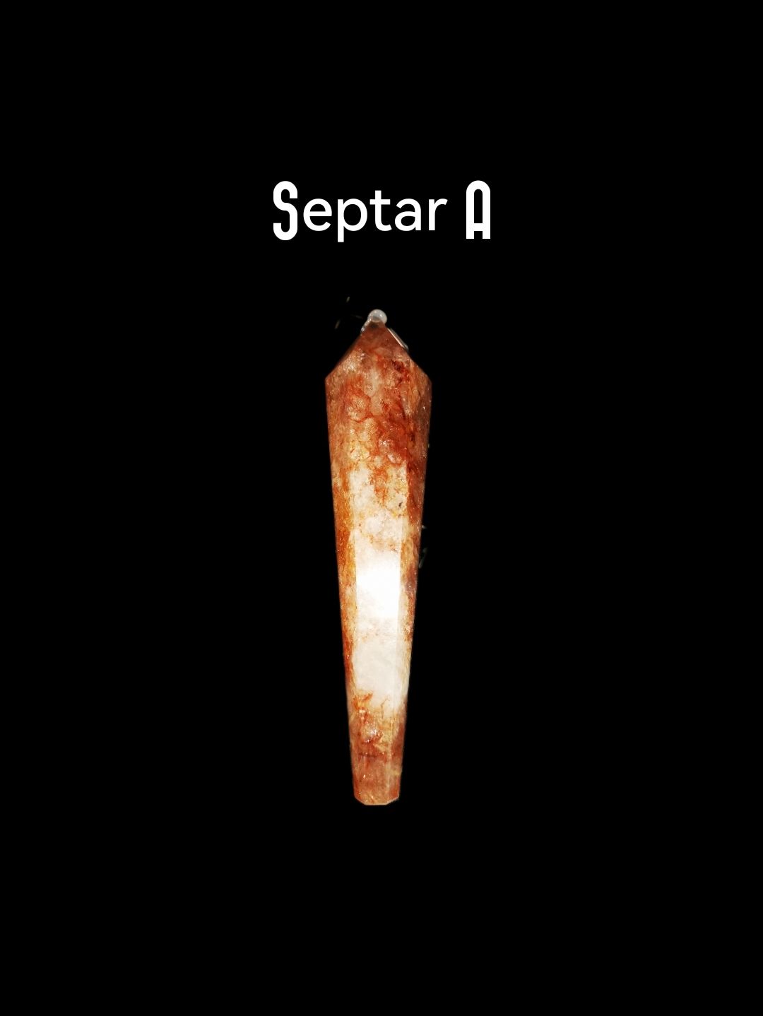 Fire Quartz Septar