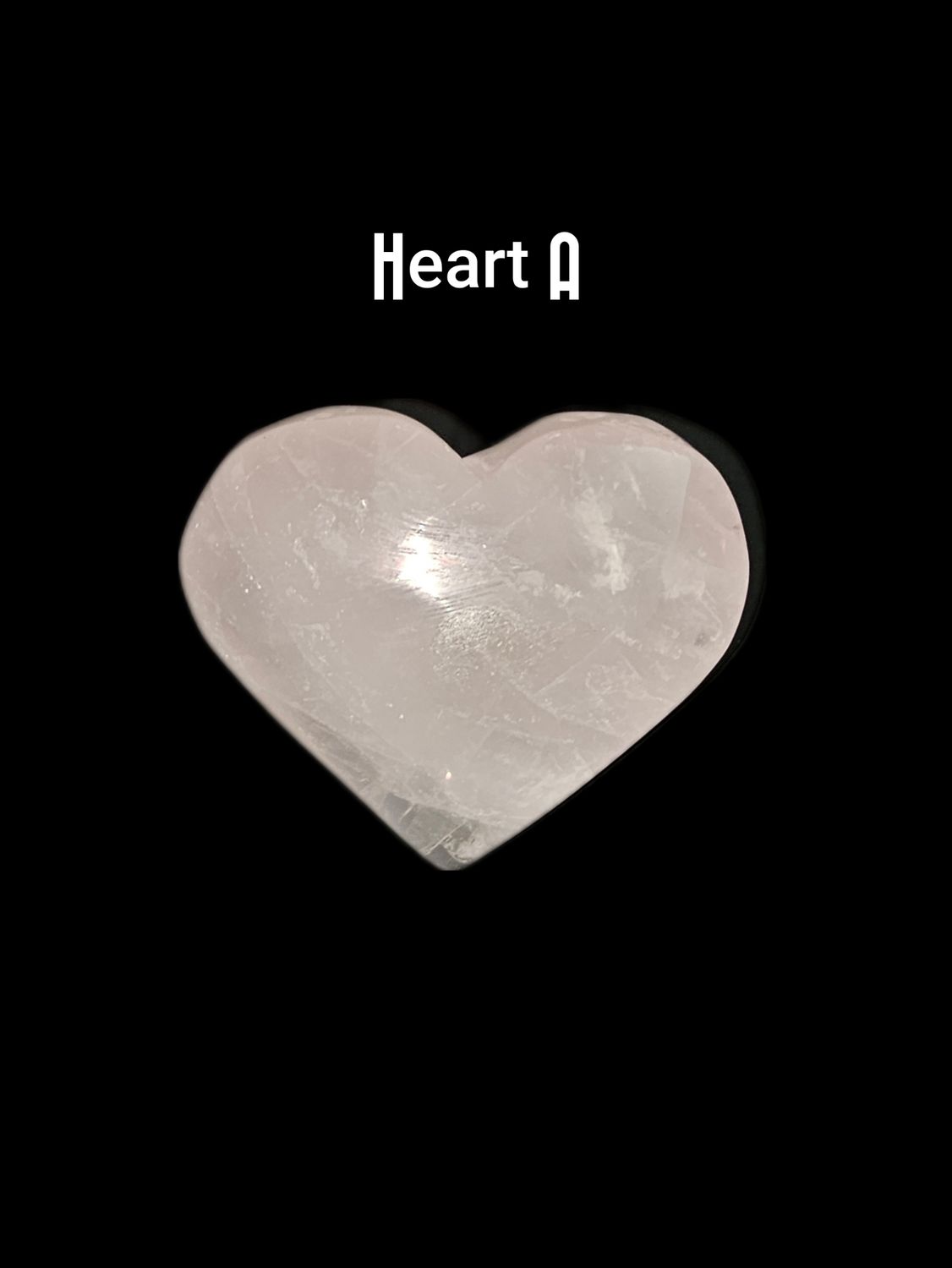 Hearts Lavender Rose Quartz