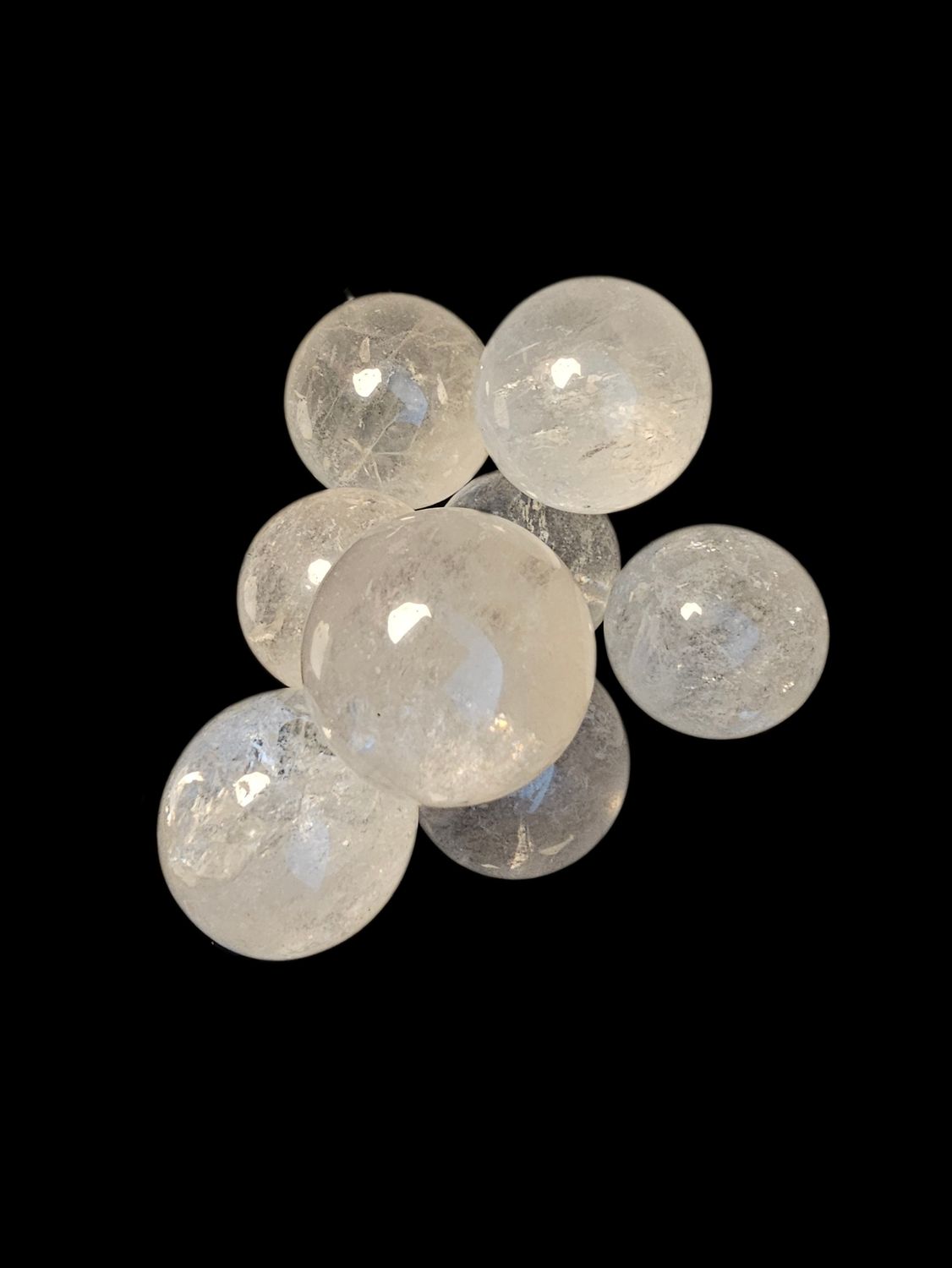Spheres Clear Quartz Medium