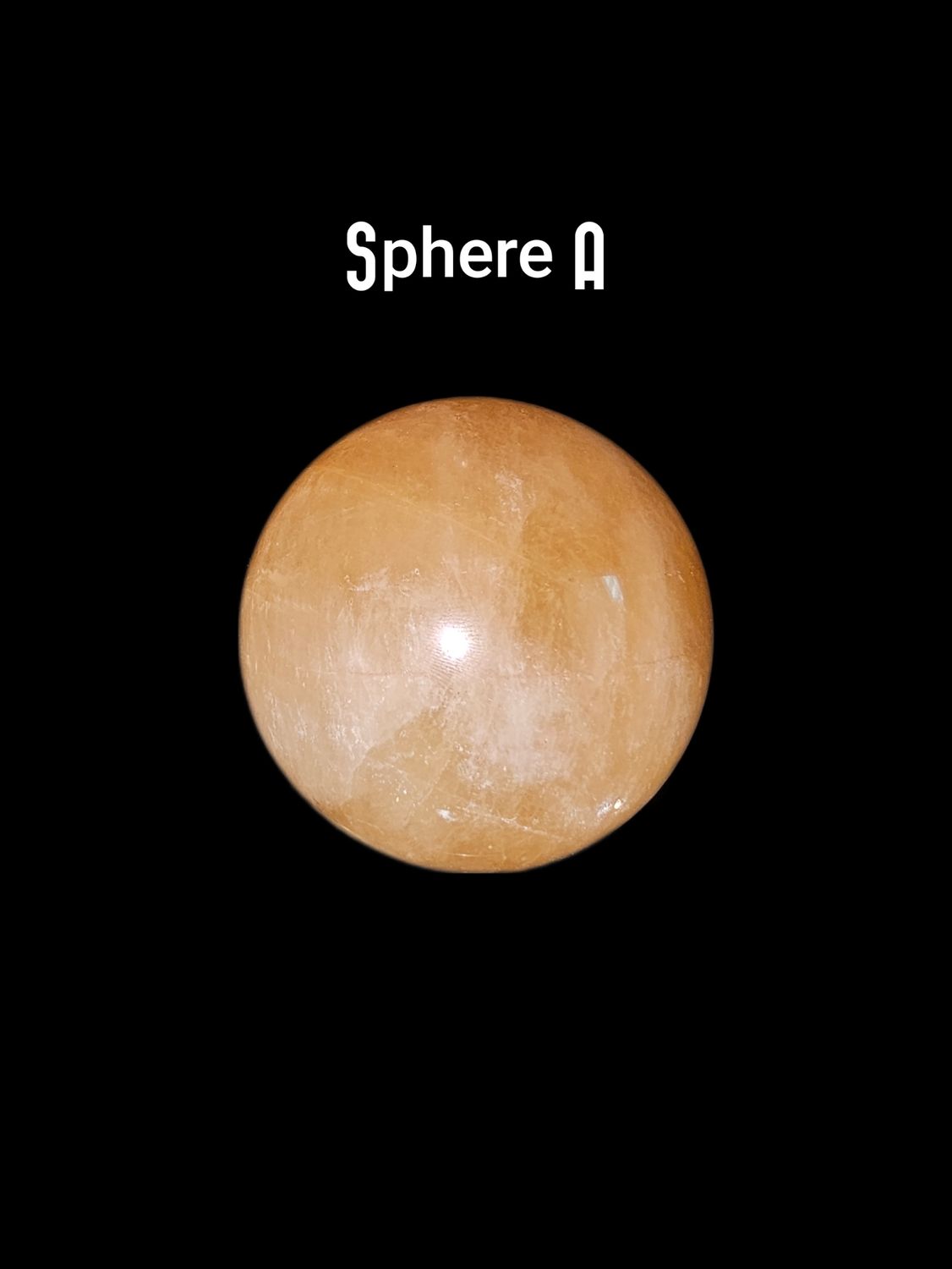 Honey Calcite Sphere