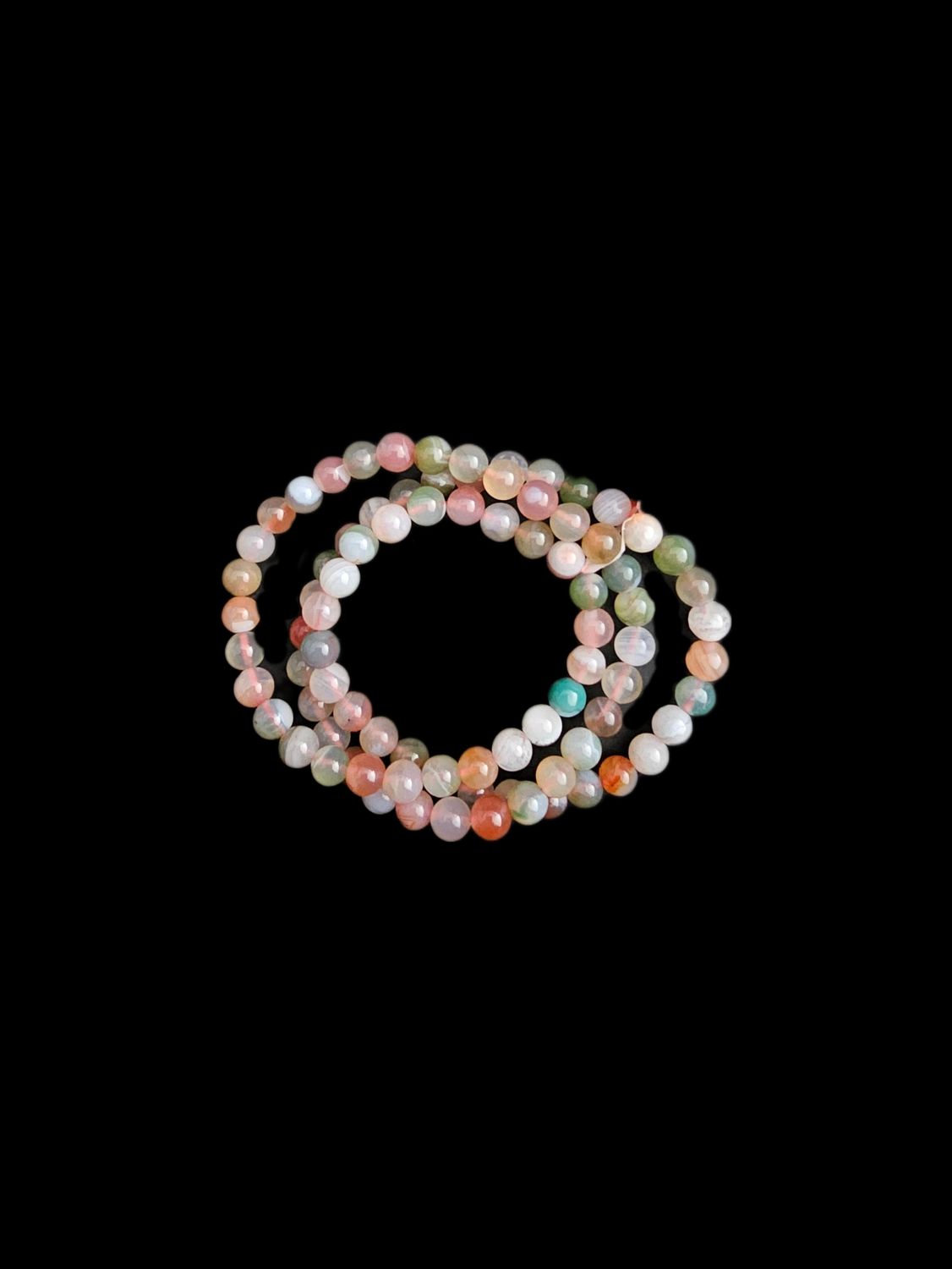 Necklace Beaded Mixed Agate