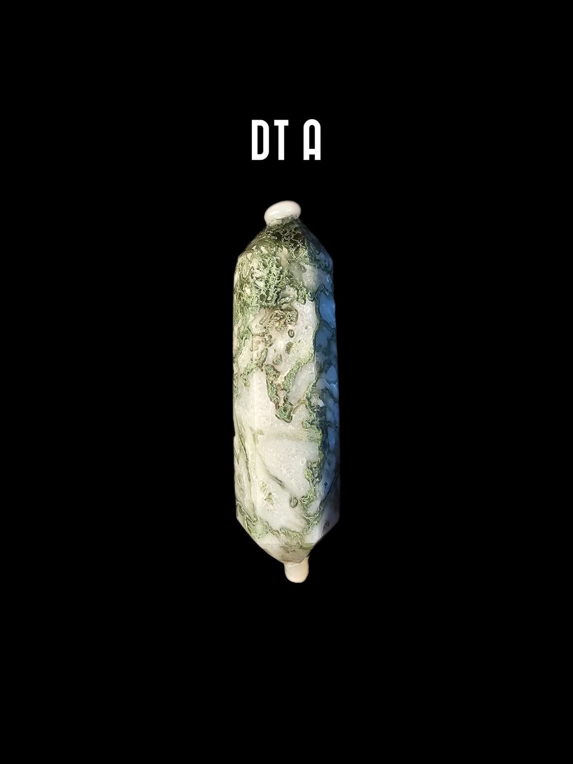 Moss Agate Double Terminated Point
