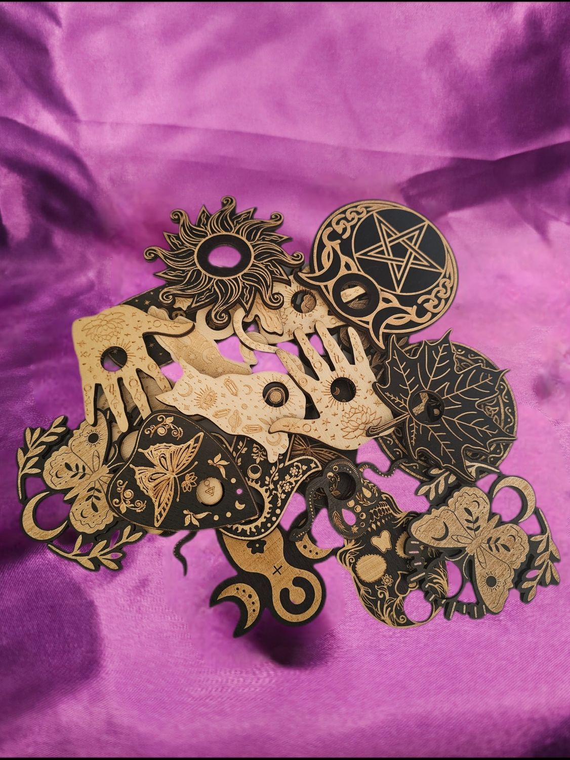 Mystery WOODEN Sphere Stand