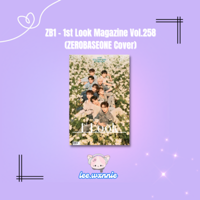 ZB1 1st LOOK MAGAZINE VOL.258