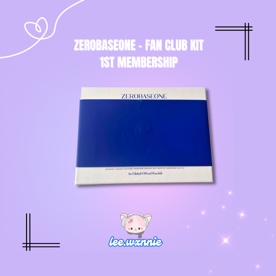 ZB1 FAN CLUB KIT 1ST MEMBERSHIP x MINI BEAM + PHOTO FILTER SET