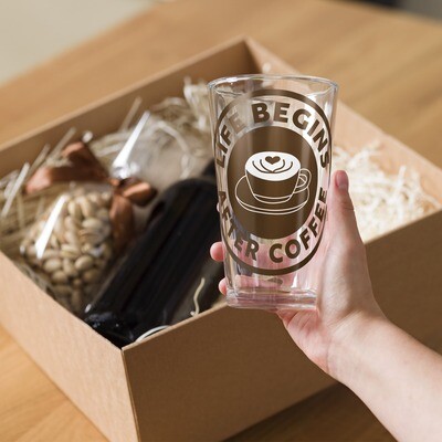 Shaker pint glass
