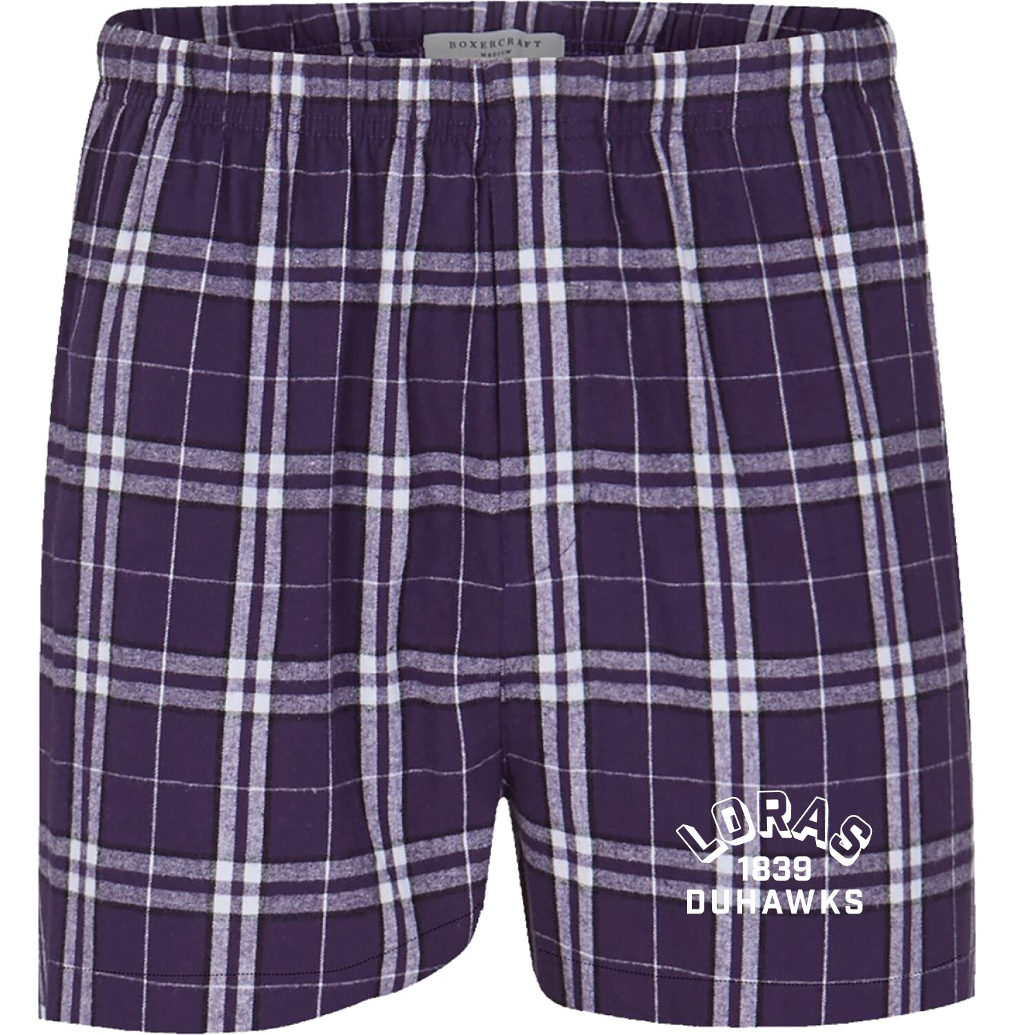 Boxer, Colour: Purple/White, Size: Lg
