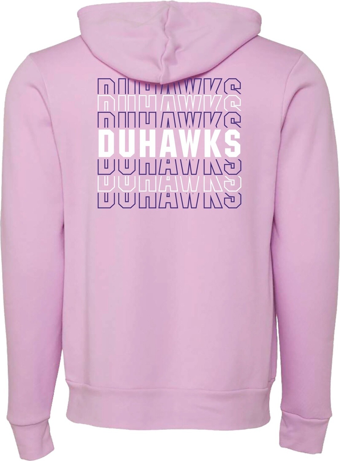 Full Zip Hoodie, Colour: Lilac, Size: Sm