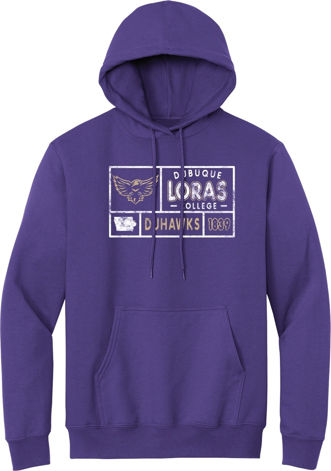 DUROCK FLEECE, Variety: Hoodie, Colour: Purple, Size: Sm