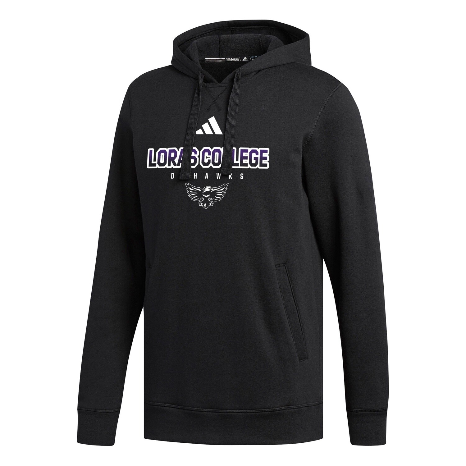 Adidas Classic Fleece Pullover, Colour: Black, Variety: Hoodie, Size: Sm