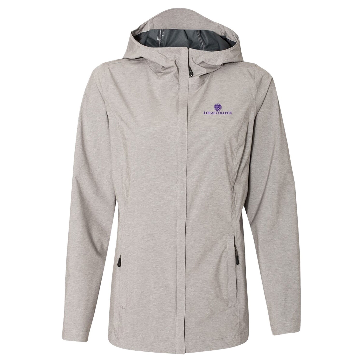 32 Degree Ladies Rain Jacket, Size: Lg, Colour: Cloud Cover