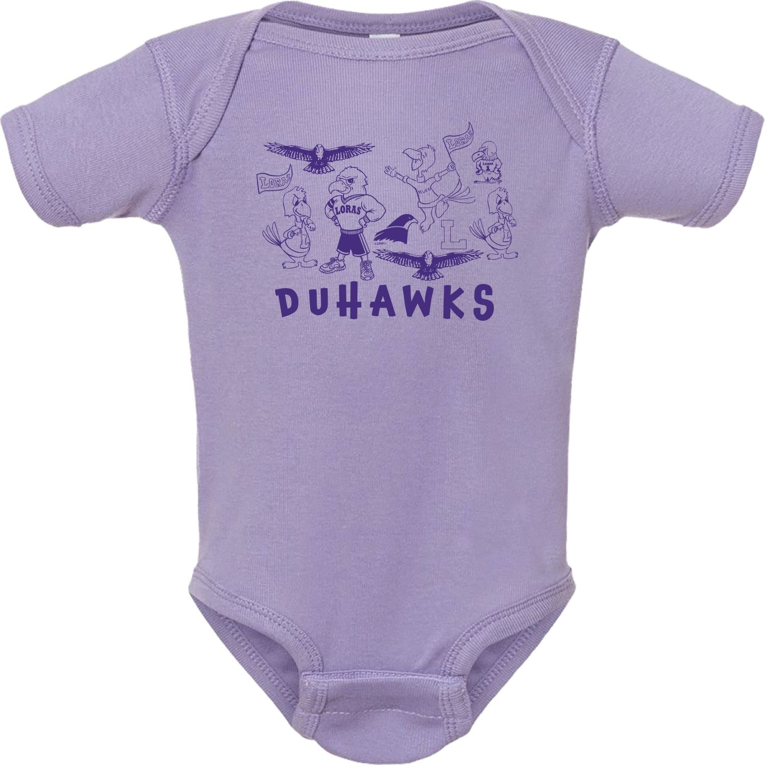 Infant Body Suit, Colour: Lavender, Size: NB