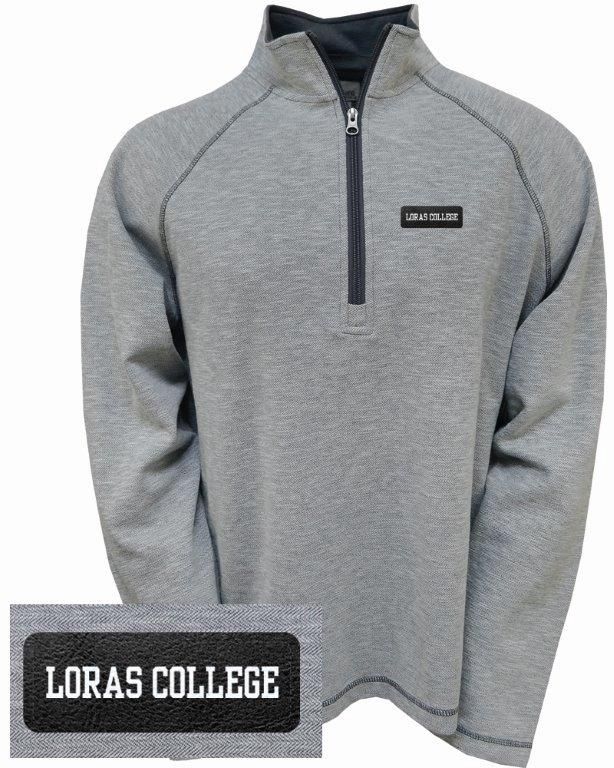 Stevo Raglan 1/4 Zip, Colour: Concrete, Size: Sm