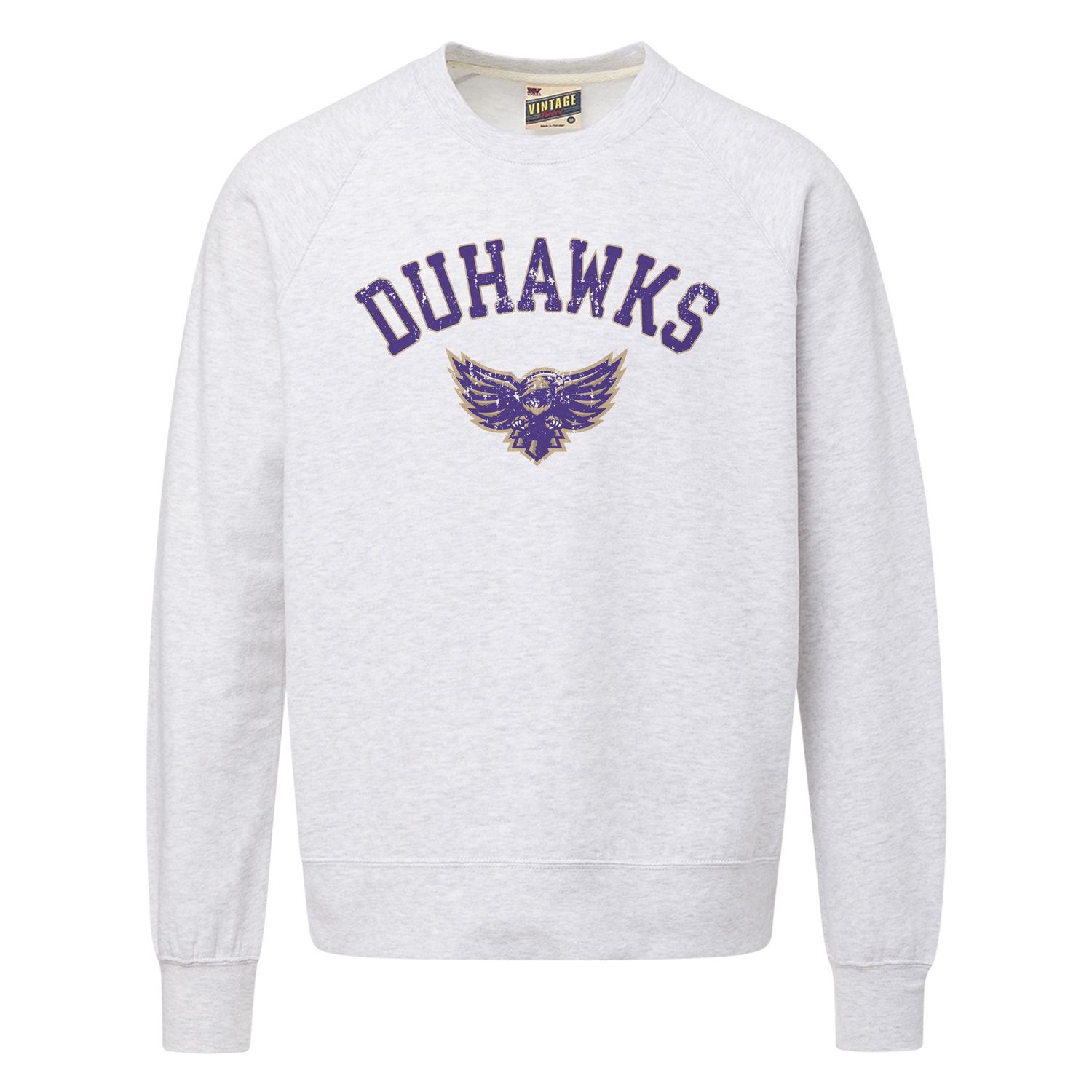 Vintage fleece raglan crew, Size: Sm