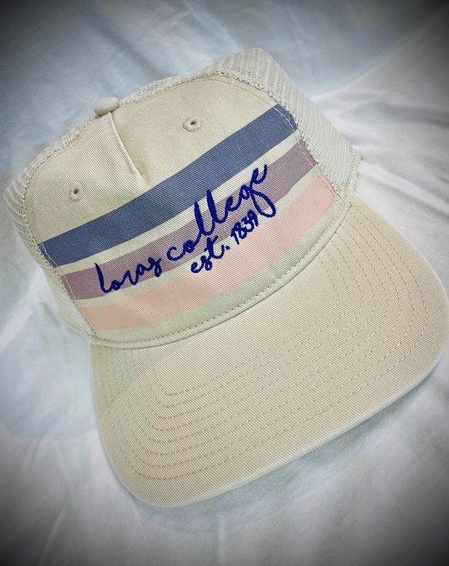 Striped Print Trucker hat