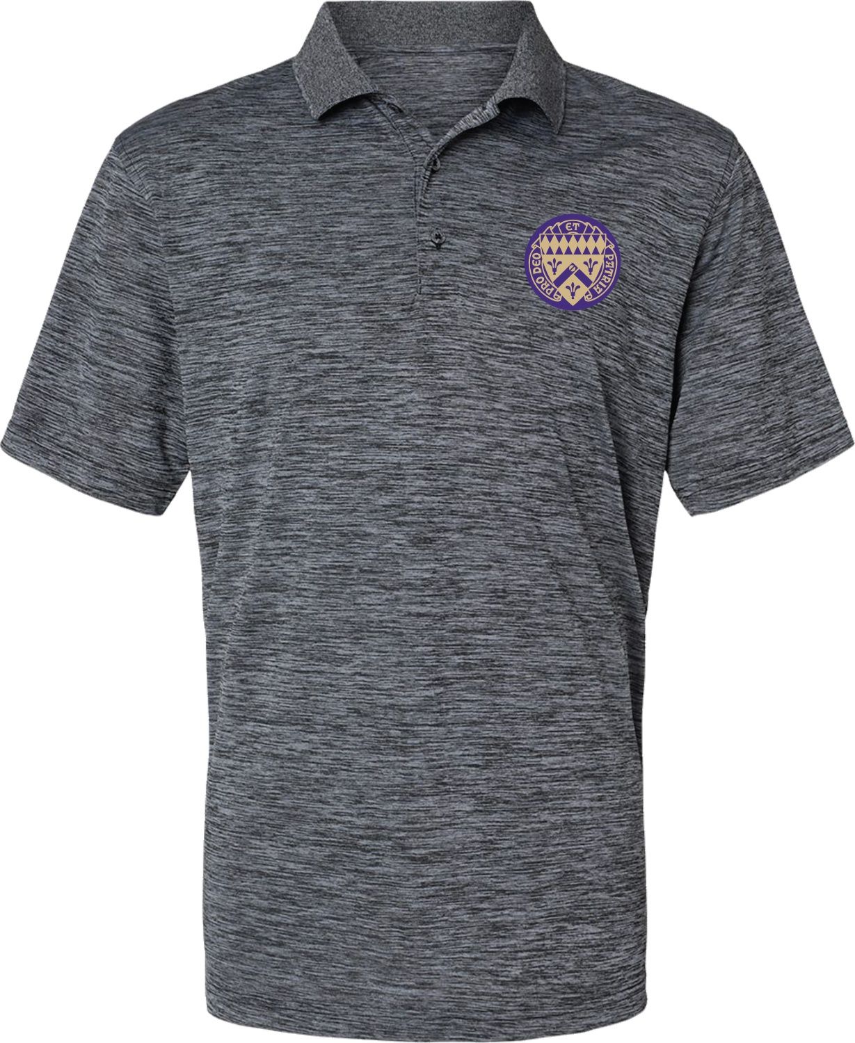 Dakota Striated Mens Polo, Size: SM