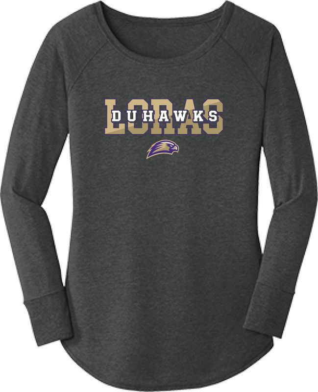 Tri Blend Long sleeve Scoop Neck