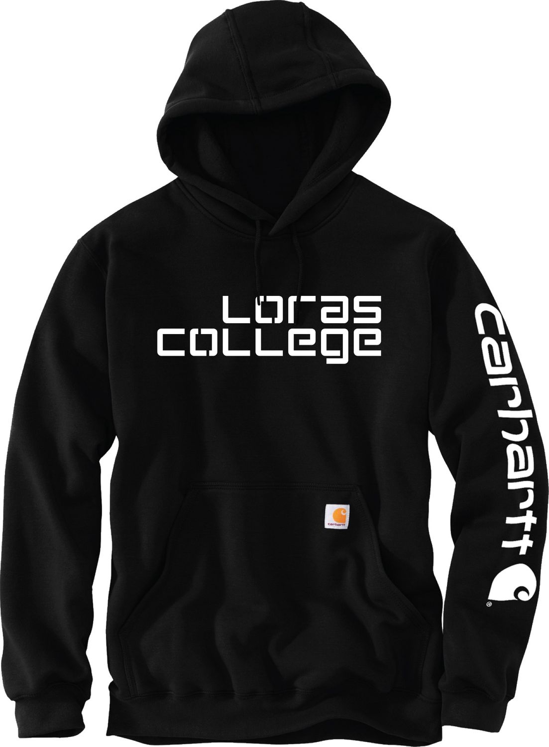 Carhartt Midweight Hooded Logo Sweatshirt LC, Size: Sm