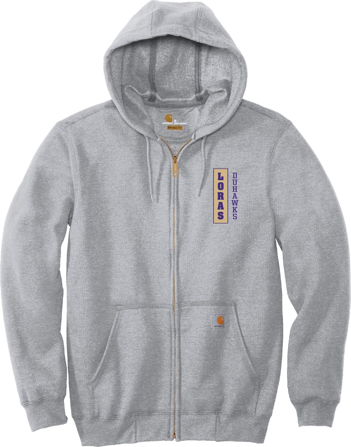 Carhartt Midweight Hooded Zip-front Sweatshirt, Size: Sm