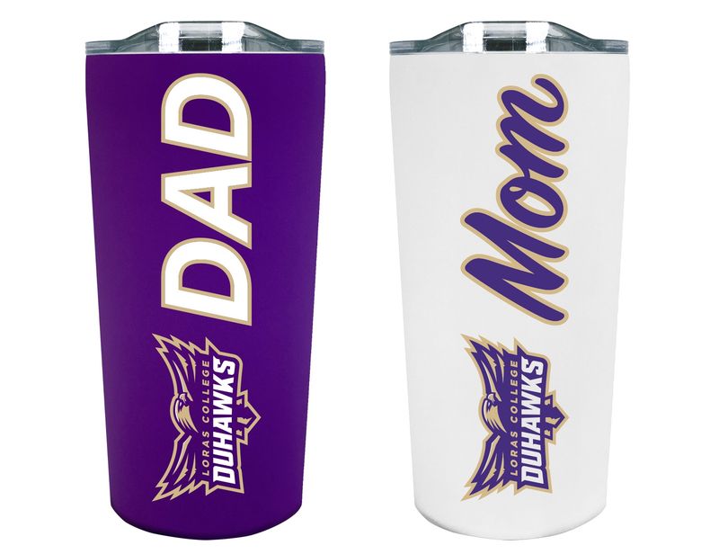 Dad/Mom Tumbler Purple/White