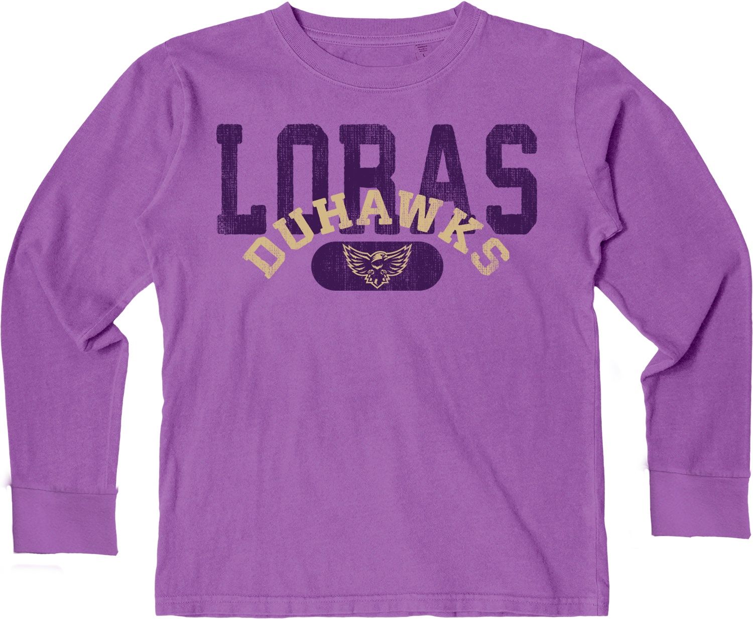King Ranch Youth Dyed Ringspun Longsleeve, Colour: Elcpurp, Size: XS