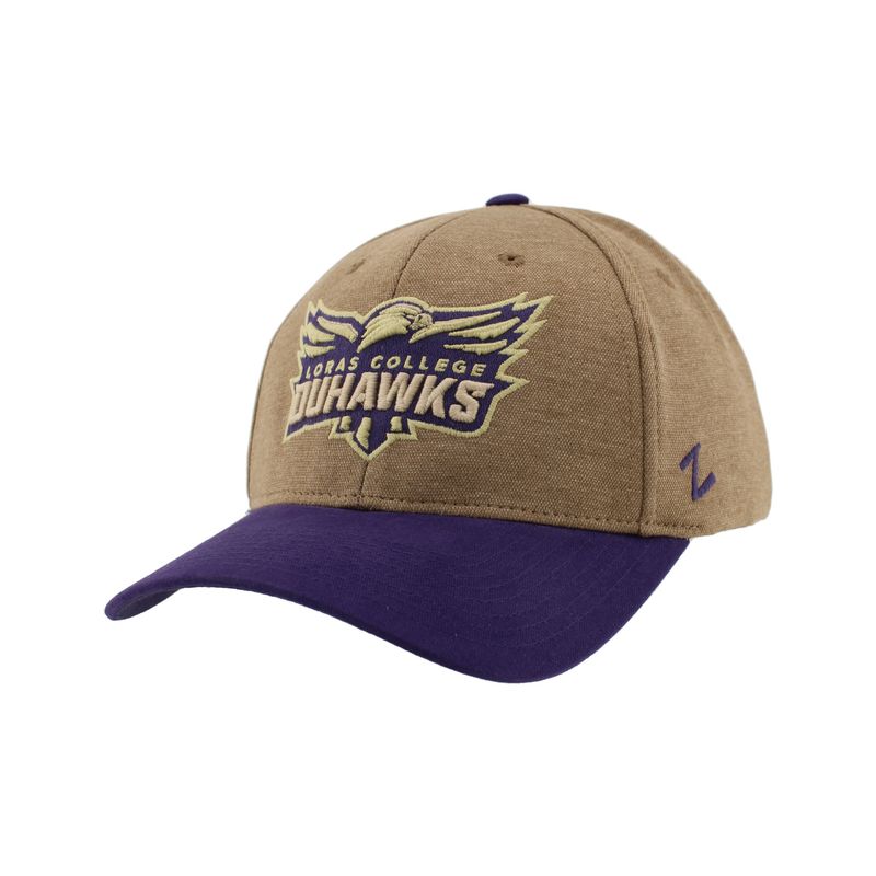 Brushed Burlap Fitted Hat