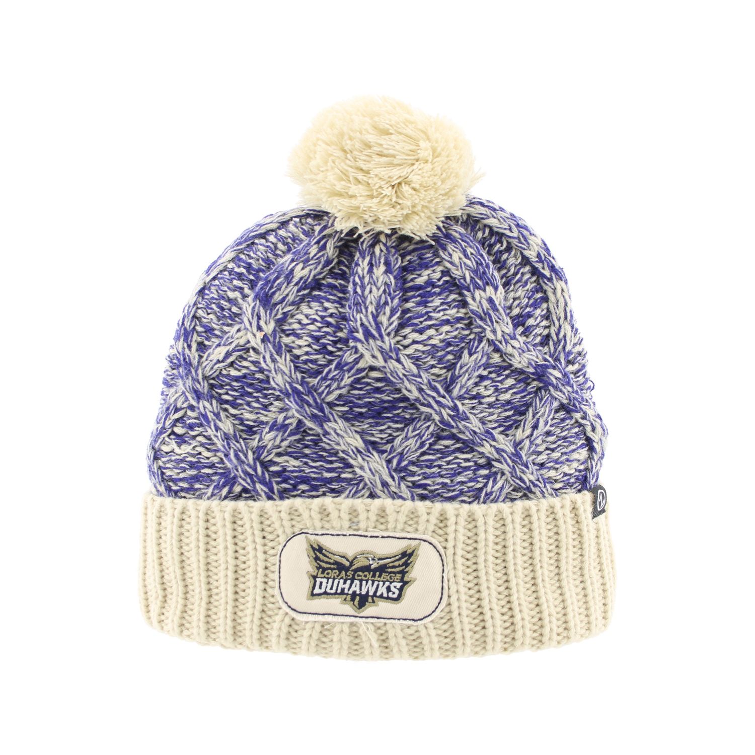 Heavy Gauge Pattern Beanie w/Pom