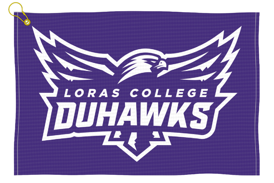 Duhawk Waffled Golf Towel, Colour: Purple