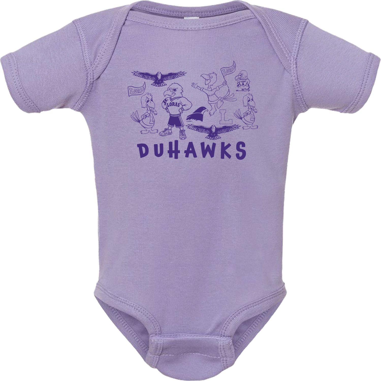 Infant Body Suit, Colour: Lavender, Size: NB
