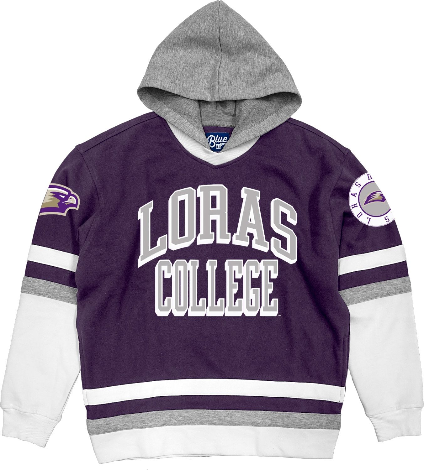 Fleece Hockey Hooded Pullover, Size: Sm